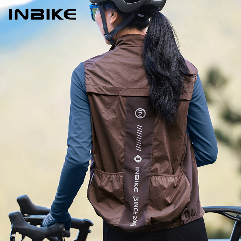 Running Gear Jacket - 女性用反射サイクリングベスト,ノースリーブウインドブレーカー,レインジャケット,マウンテンバイクウェア,ランニング,反射ポケット