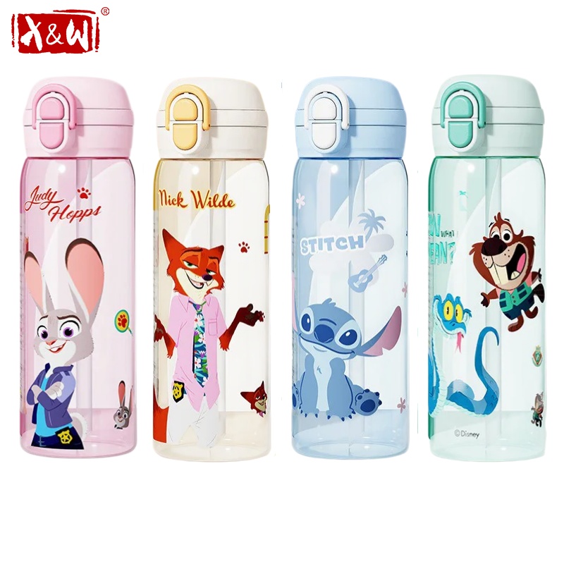 Running Gear Kids - X&W ディズニー 580ml スポーツボトル 子供用 BPAフリー
