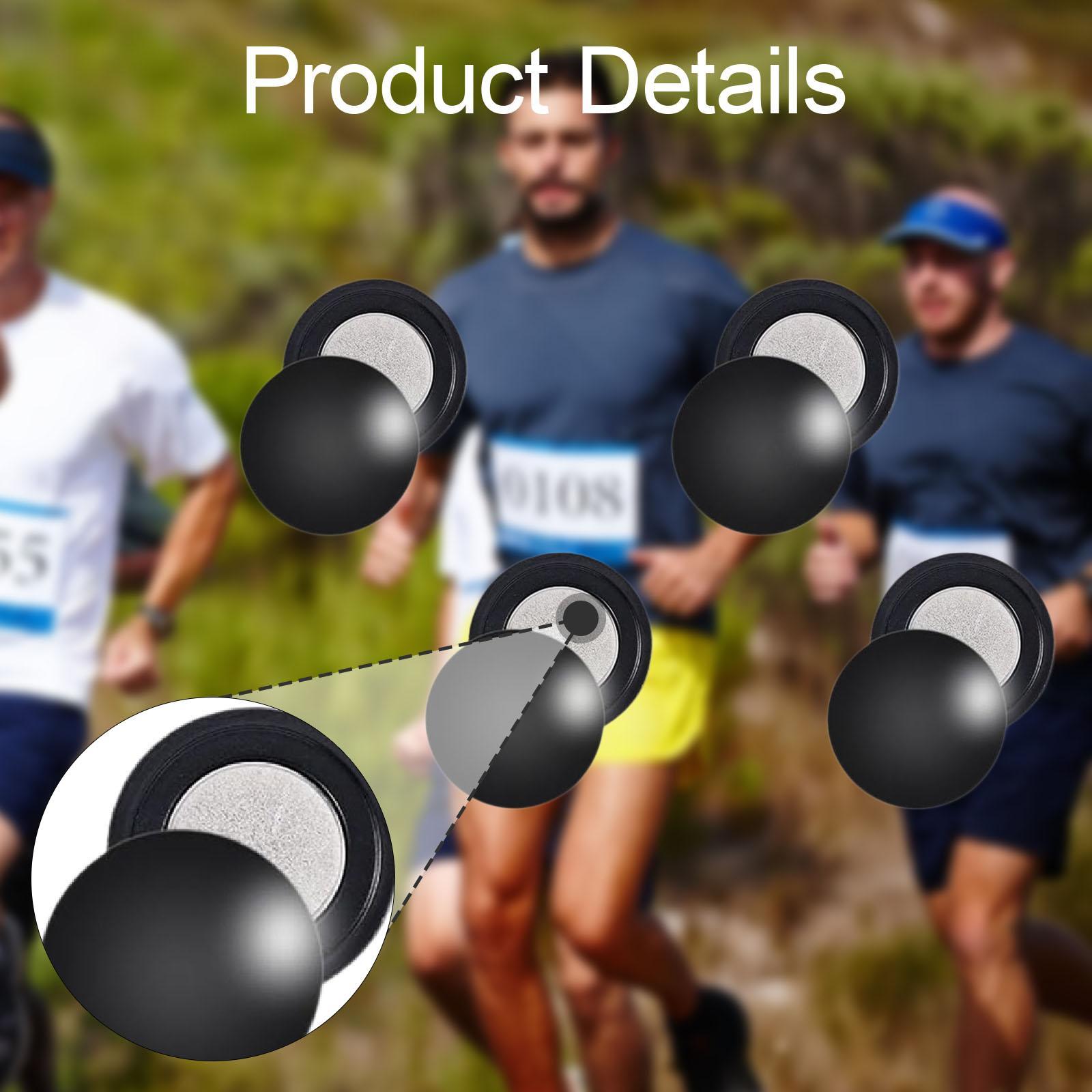 Running Gear Track - 4ペア磁気レースビブクリップ固定システムランニングギア再利用可能なレースナンバーバックル、トラックサイクリング、トライアスロン、スポーツフィールド用