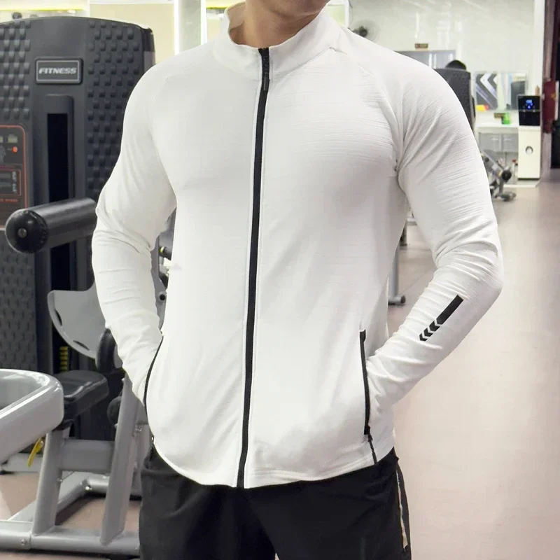 メンズジムタイツ,ランニングジャケット,伸縮性のあるアウター - Running Gear Jacket のレビューと価格