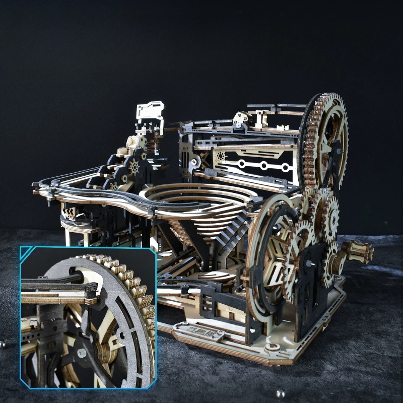 3D木製ボールランギアセットDIY組み立てモデルキット、転が - Running Gear Track のレビューと価格