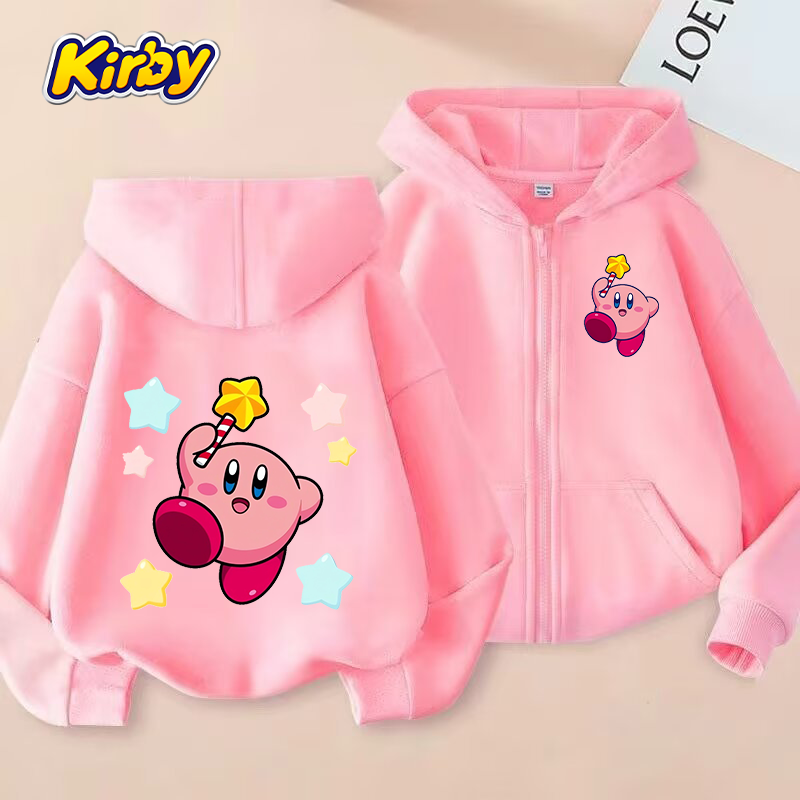カービィジャケットカジュアルスポーツコートパーカートレーナー - Running Gear Kids のレビューと価格