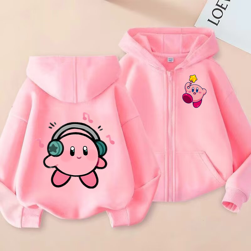 カービィジャケットカジュアルスポーツコートパーカートレーナー - Running Gear Kids のレビューと価格
