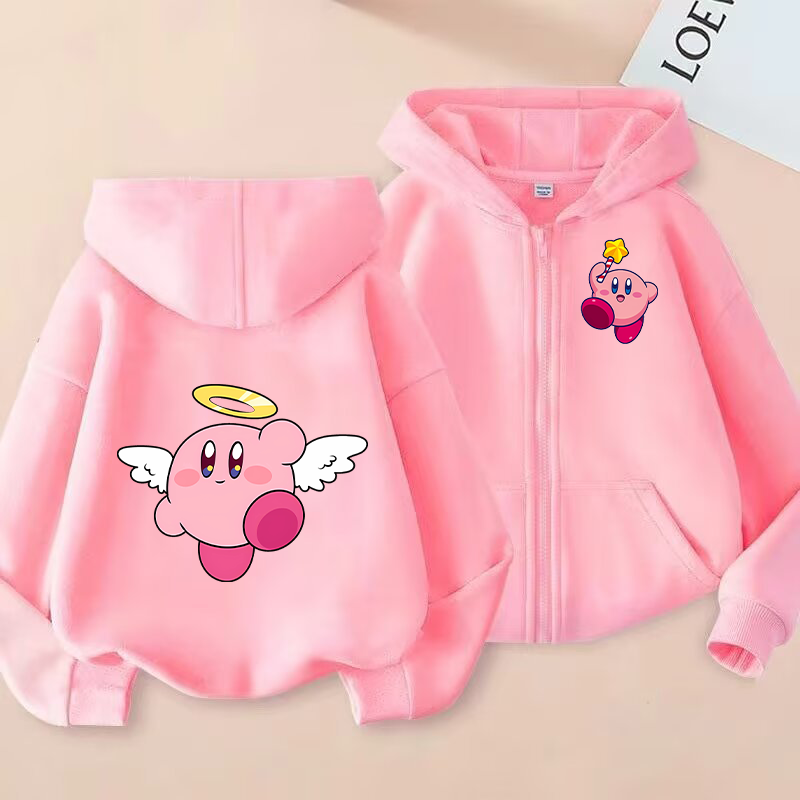 カービィジャケットカジュアルスポーツコートパーカートレーナー - Running Gear Kids のレビューと価格