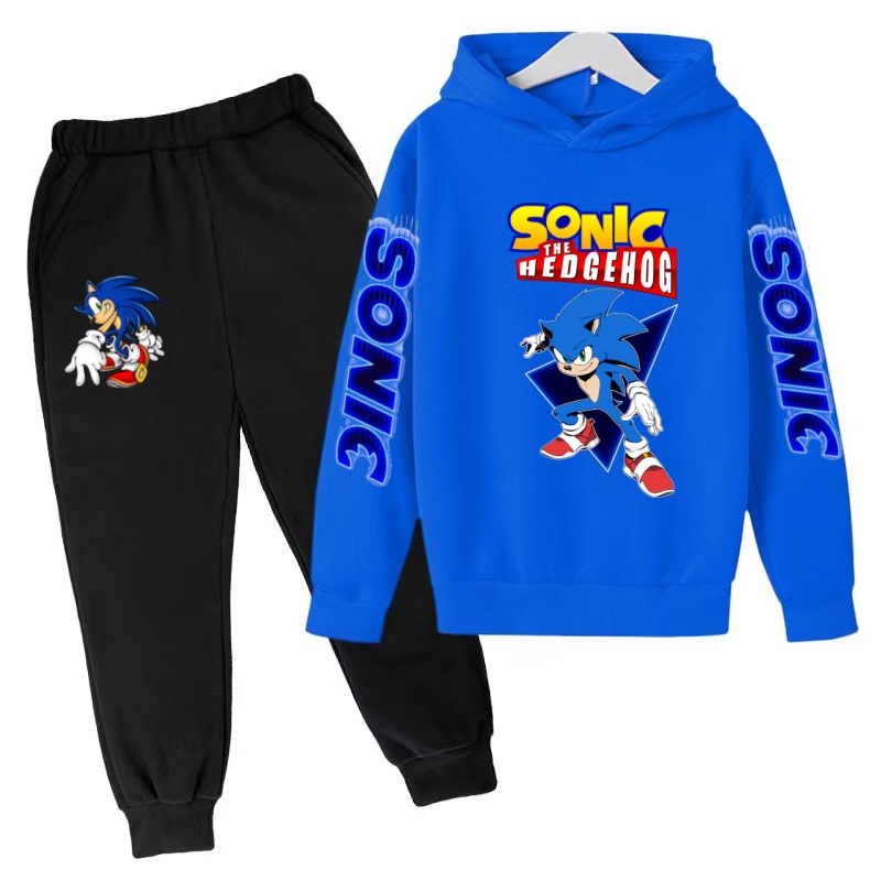 キッズ超音速服ジョギングブルースウェットシャツトップコート+ - Running Gear Kids のレビューと価格