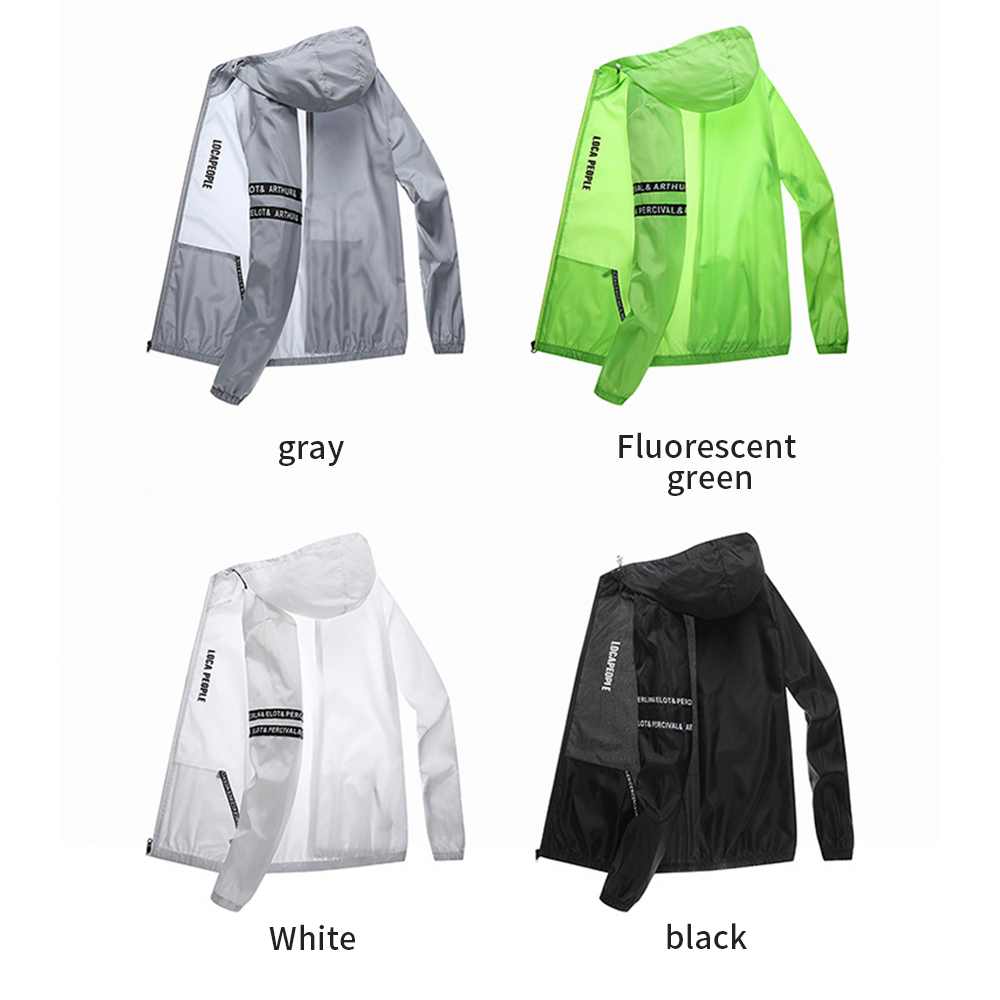 日焼け防止男性夏サイクリングジャケットスポーツカジュアルユー - Running Gear Jacket のレビューと価格