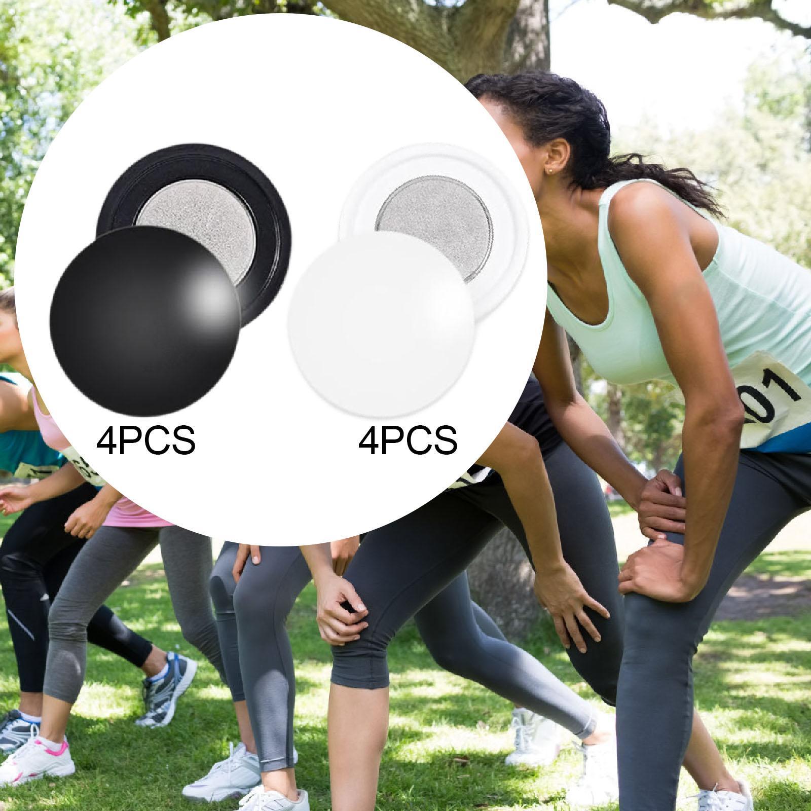 4 ペア磁気レースよだれかけクリップランニングギアランナー用 - Running Gear Track のレビューと価格