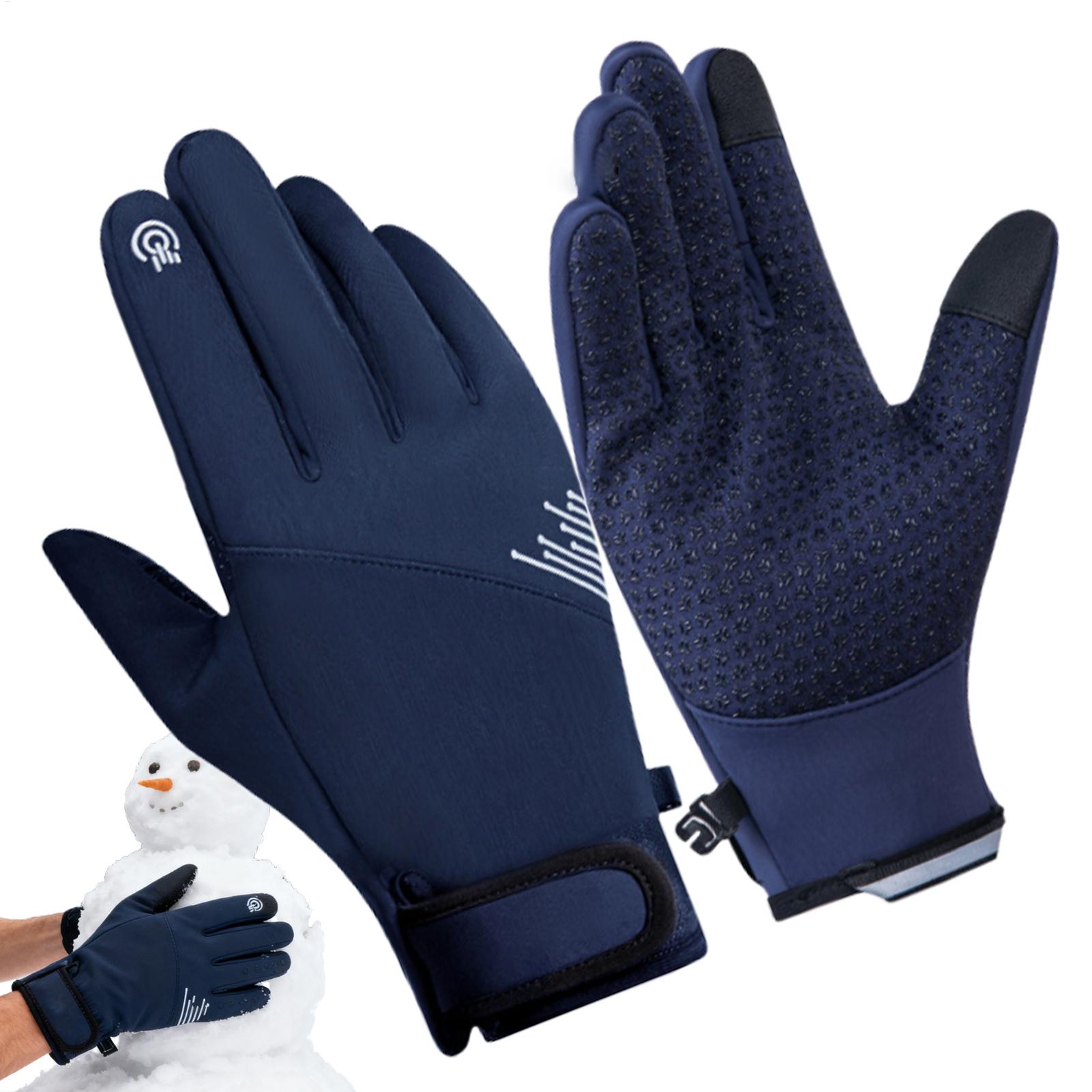 冬用手袋 防風 タッチスクリーン対応 寒さ対策 スノーグロー - Running Gear In Snow のレビューと価格