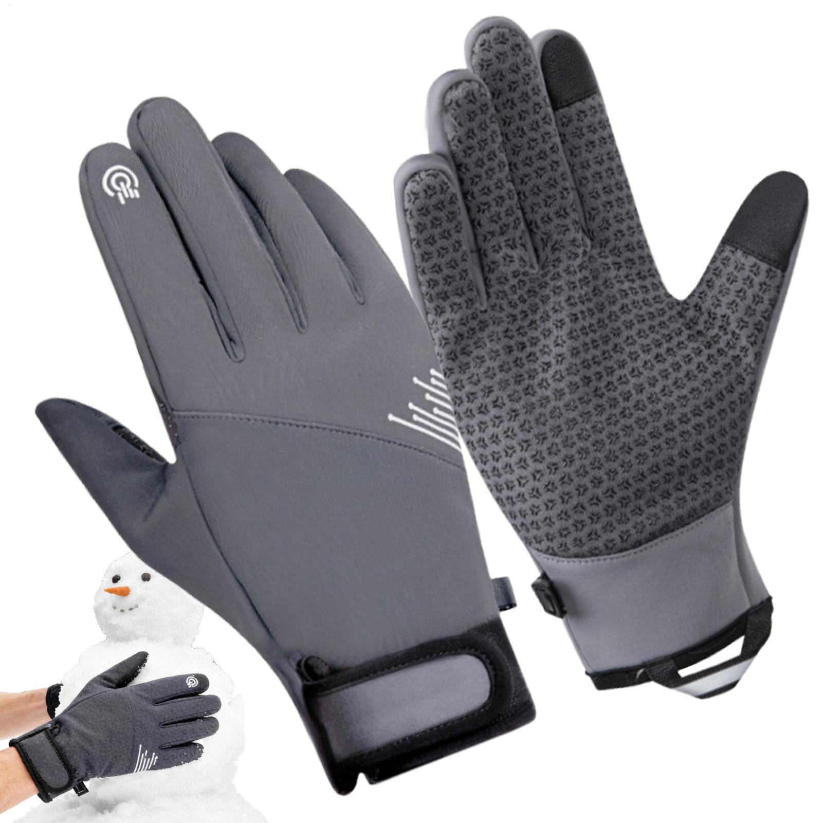 冬用手袋 防風 タッチスクリーン対応 寒さ対策 スノーグロー - Running Gear In Snow のレビューと価格