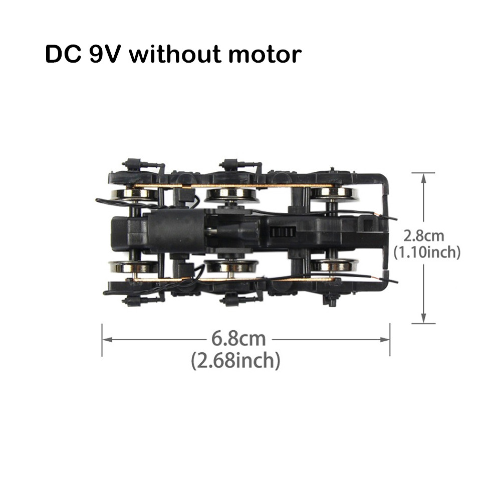 ユニバーサルシャーシキット,モデルDC 9V,スケール1:8 - Running Gear Locomotive のレビューと価格