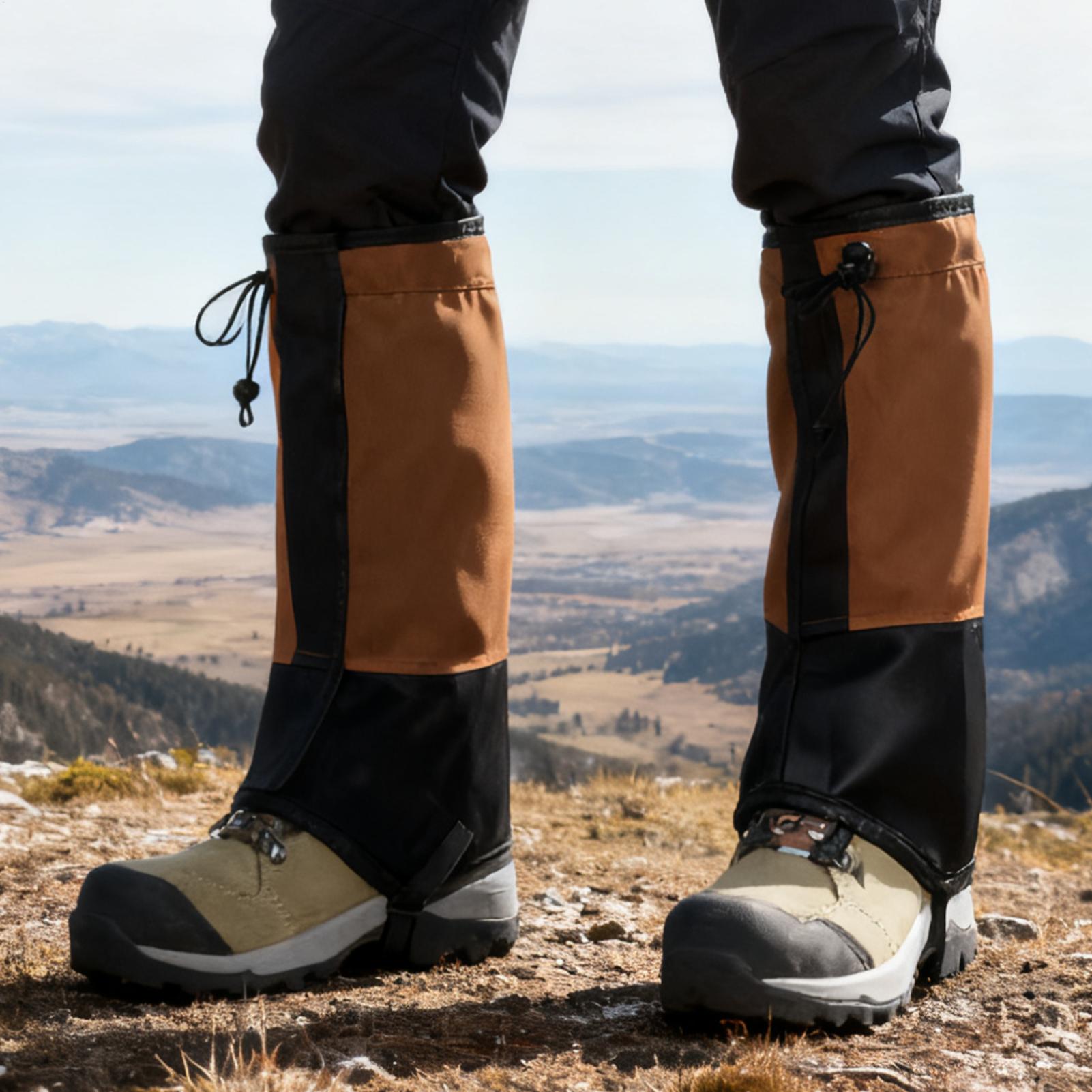 ハイキング用防水レッグゲートル、調節可能な雪・砂・雨よけガー - Running Gear In Snow のレビューと価格