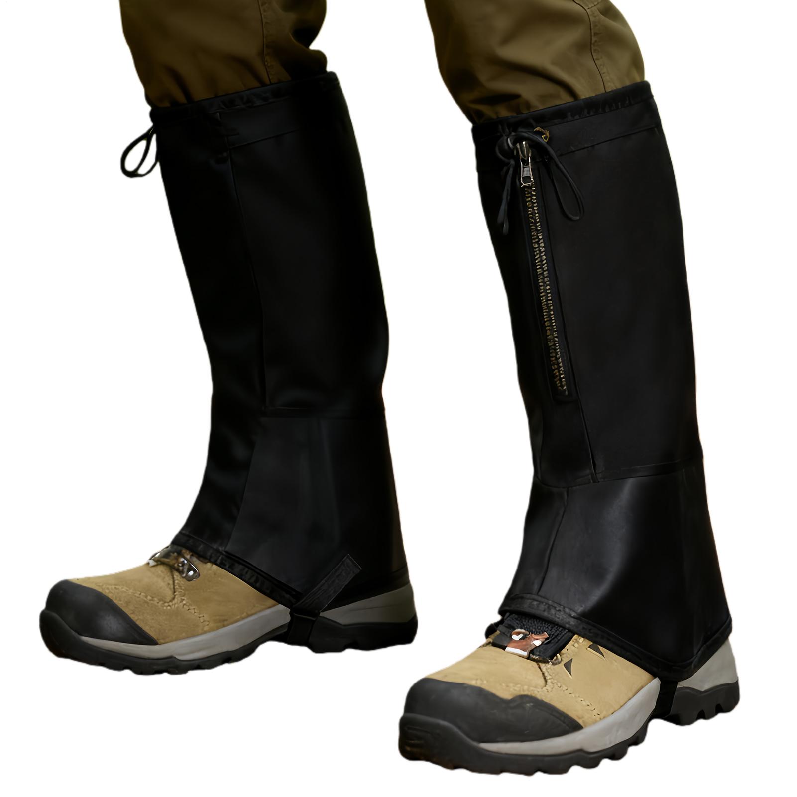 ハイキング用防水レッグゲートル、調節可能な雪・砂・雨よけガー - Running Gear In Snow のレビューと価格