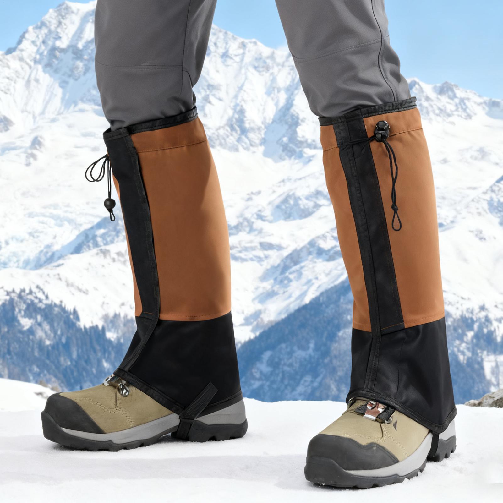 ハイキング用防水レッグゲートル、調節可能な雪・砂・雨よけガー - Running Gear In Snow のレビューと価格