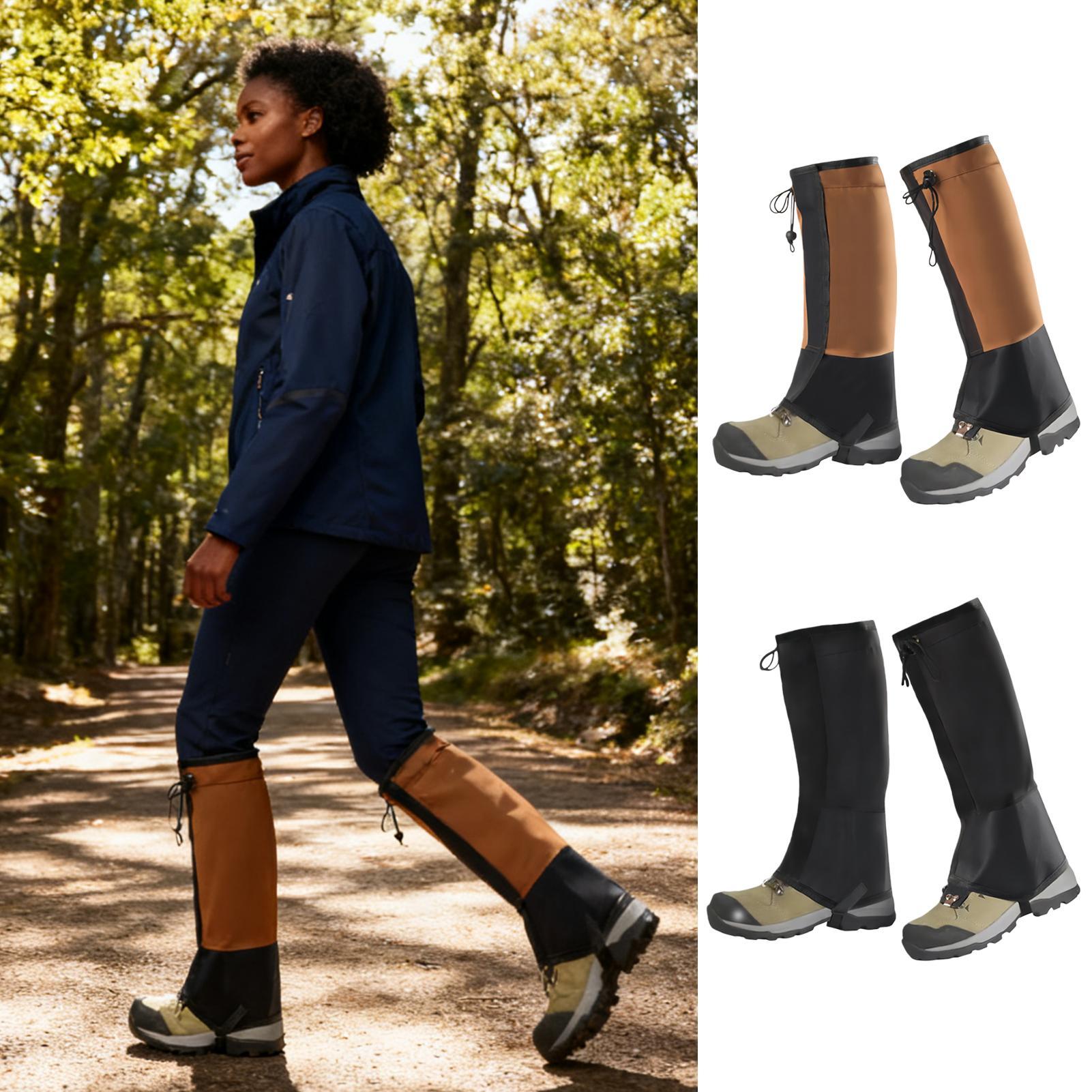 ハイキング用防水レッグゲートル、調節可能な雪・砂・雨よけガー - Running Gear In Snow のレビューと価格