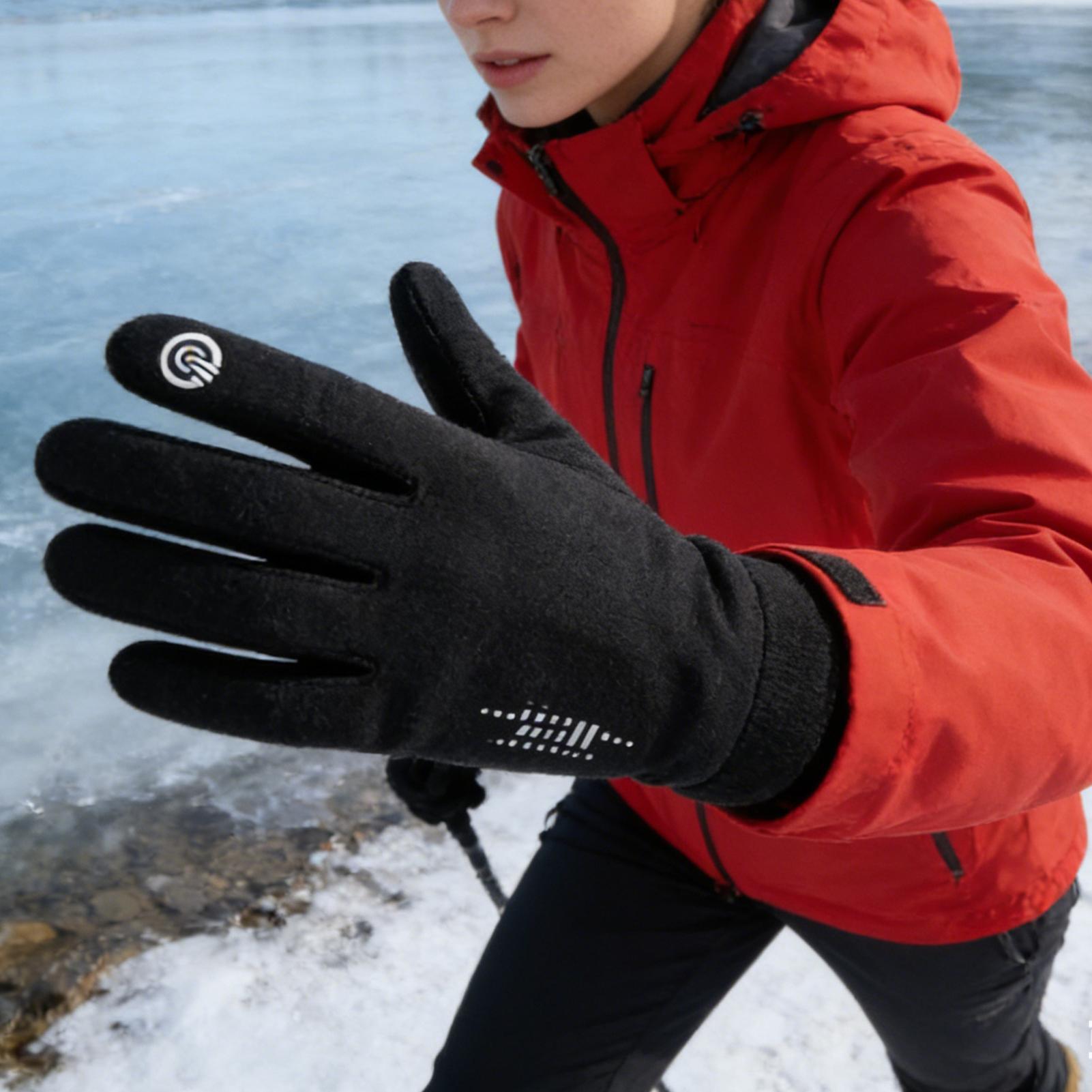 冬用サイクリンググローブ フルフィンガー アウトドアギア タ - Running Gear In Snow のレビューと価格
