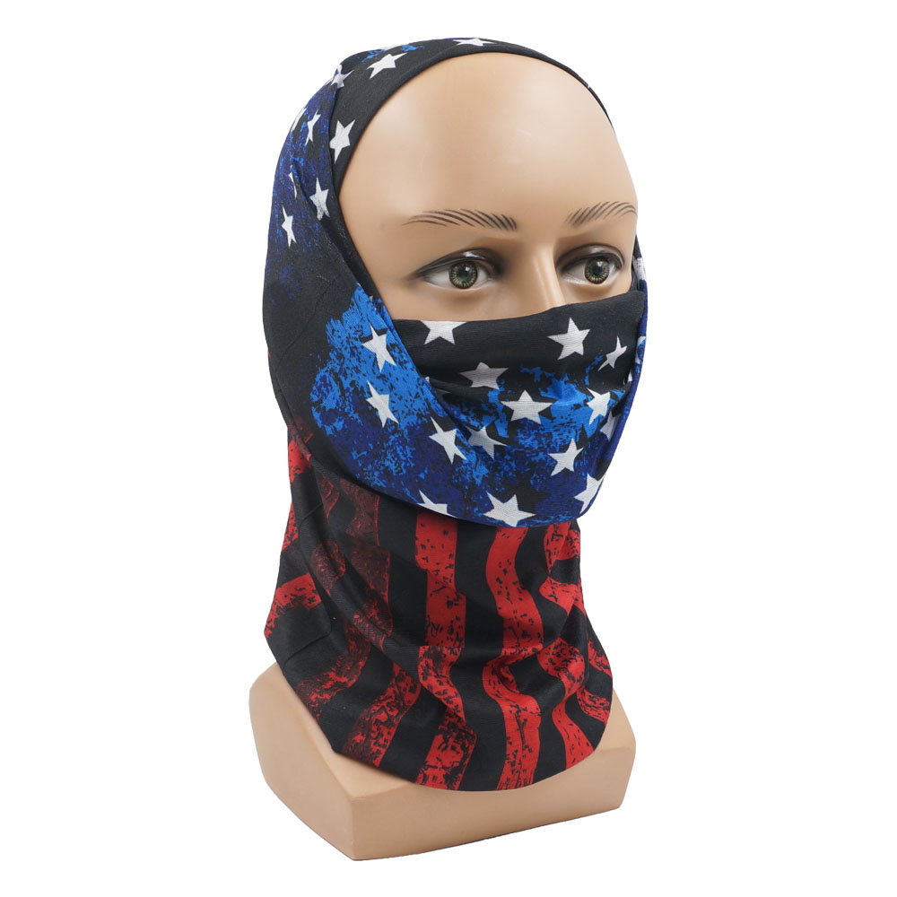 カスタムアメリカ国旗ネックゲイター USA メンズ レディー - Running Gear Youtube のレビューと価格