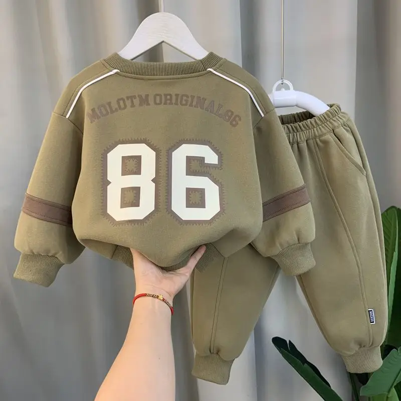 2026年春秋キッズ服 男の子用セット スポーツスーツ 子供 - Running Gear Kids のレビューと価格