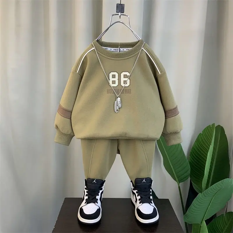 2026年春秋キッズ服 男の子用セット スポーツスーツ 子供 - Running Gear Kids のレビューと価格