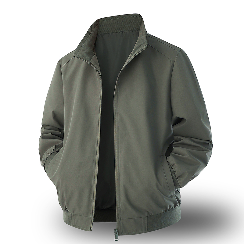 メンズクラシックビジネスジャケットウインドブレーカージッパー - Running Gear Jacket のレビューと価格