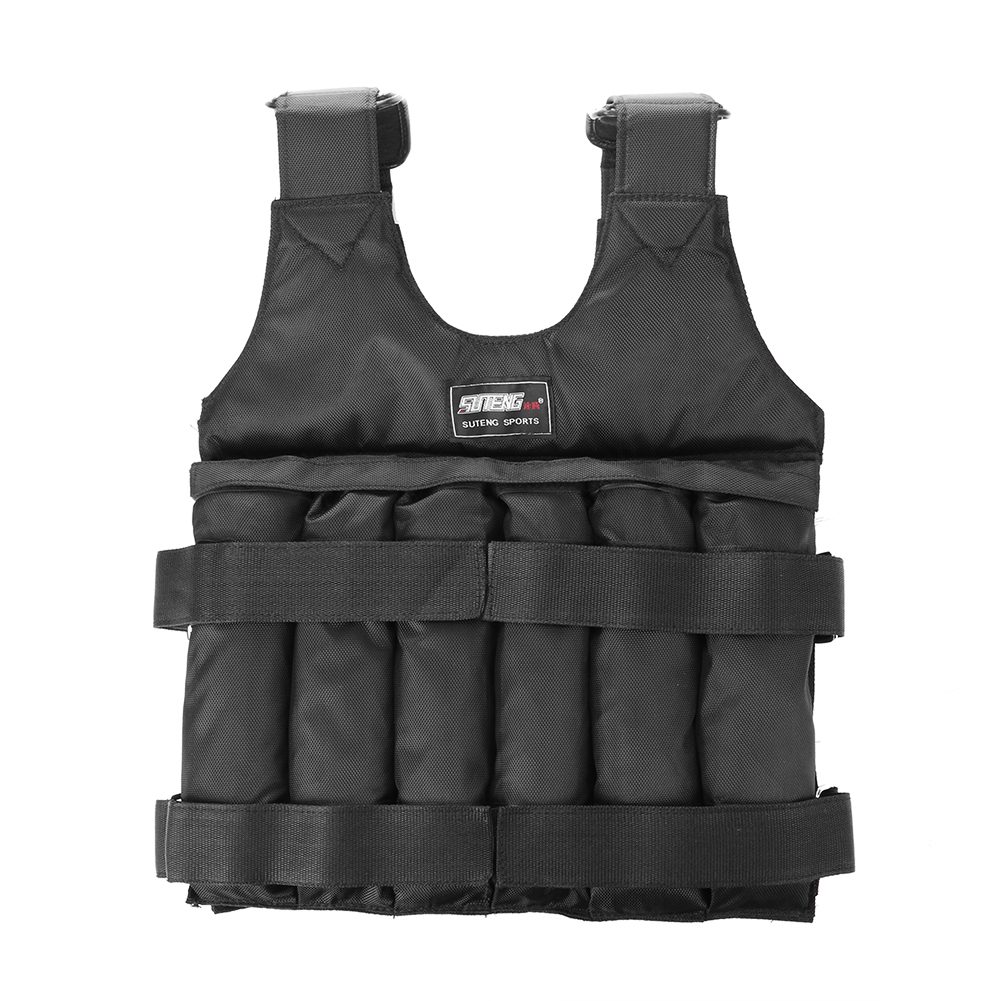 1 - 110LBS 調節可能な加重ベストランニングローディ - Running Gear Jacket のレビューと価格